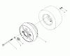 Toro 57356 (11-42) - 11-42 Lawn Tractor, 1984 (4000001-4999999) Ersatzteile WHEEL WEIGHT KIT MODEL NO. 59159 (OPTIONAL)