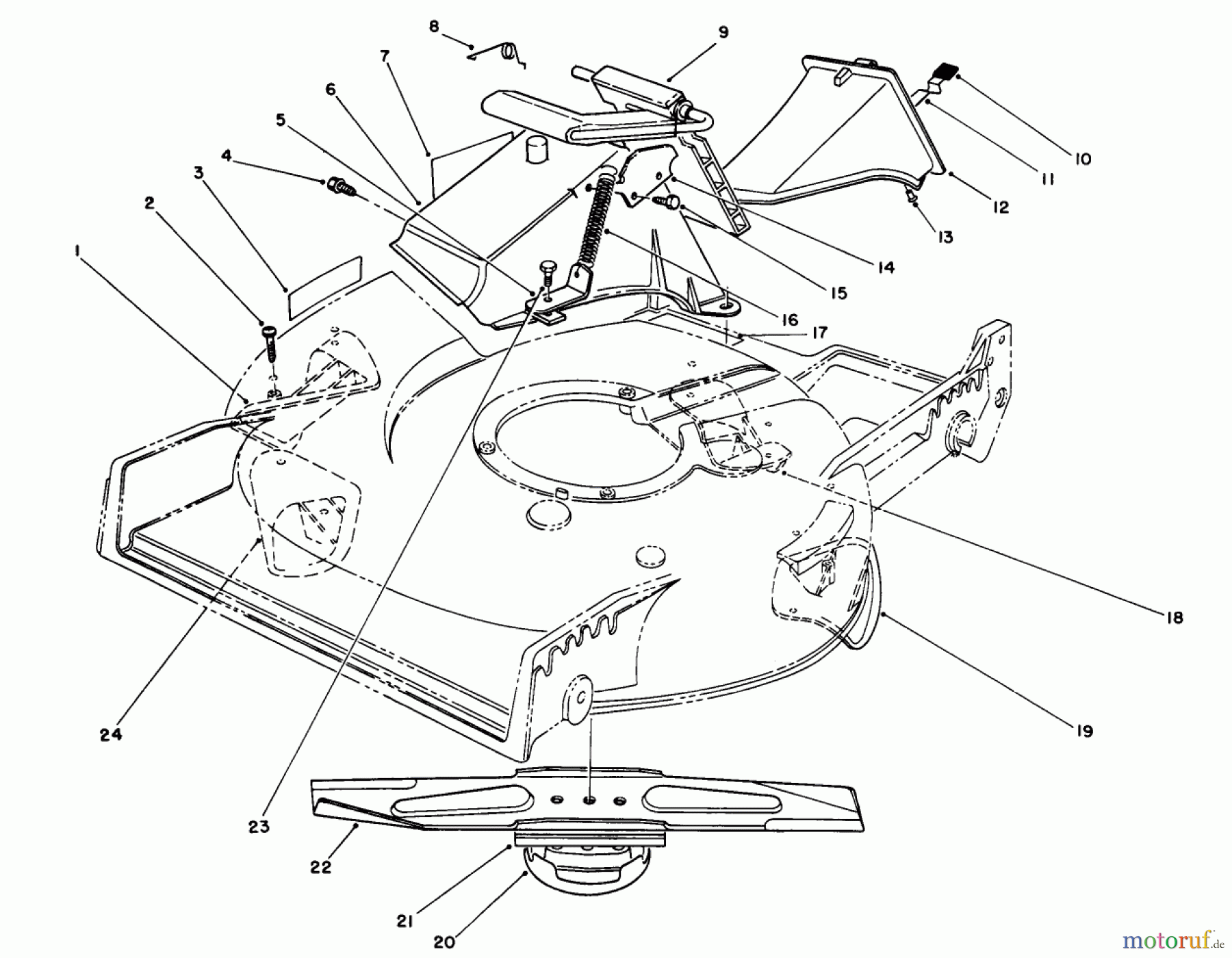 Toro Neu Accessories, Mower 59182 - Toro Recycler Kit, 21