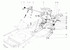 Toro 57357 (11-44) - 11-44 Lawn Tractor, 1985 (5000001-5999999) Ersatzteile SHIFT & CLUTCH ASSEMBLY
