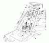 Toro 57357 (11-44) - 11-44 Lawn Tractor, 1985 (5000001-5999999) Ersatzteile STEERING WHEEL & DASH ASSEMBLY
