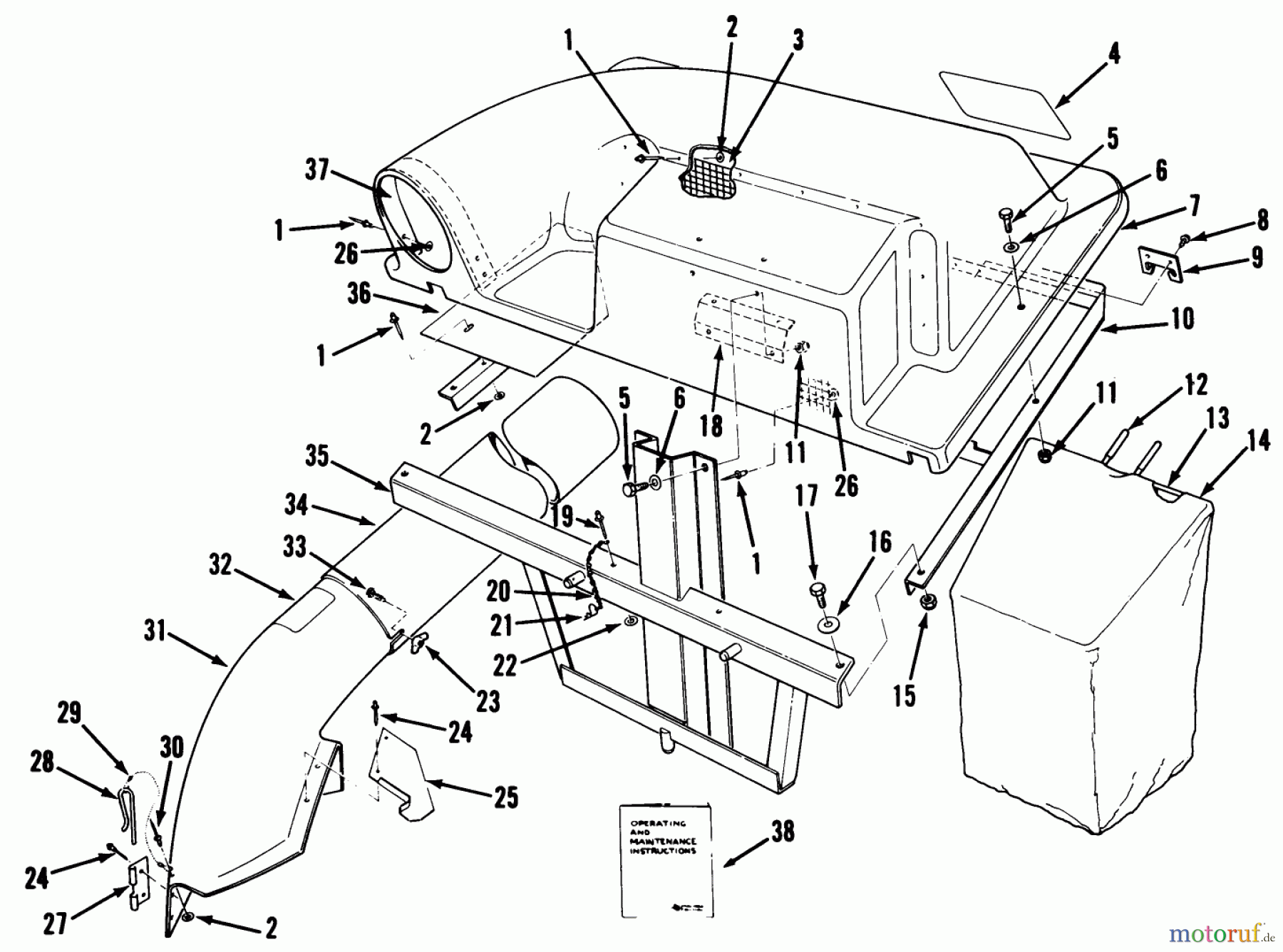 Toro Neu Accessories, Mower 59184 - Toro 32