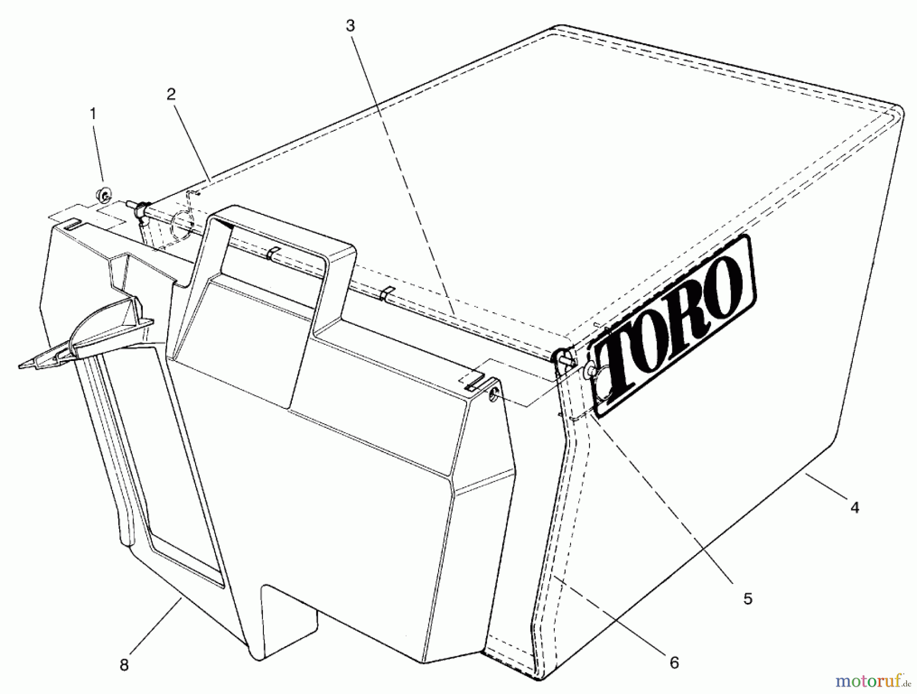 Toro Neu Accessories, Mower 59194 - Toro Rear Bag Kit, 21