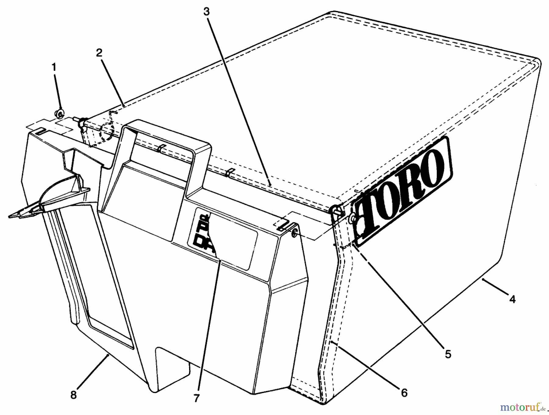 Toro Neu Accessories, Mower 59195 - Toro Rear Bag Kit, 21
