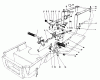 Toro 57360 (11-32) - 11-32 Lawn Tractor, 1987 (7000001-7999999) Ersatzteile BRAKE & CLUTCH PEDAL ASSEMBLY