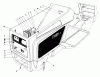 Toro 57360 (11-32) - 11-32 Lawn Tractor, 1987 (7000001-7999999) Ersatzteile HOOD ASSEMBLY