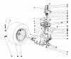 Toro 57375 - 8 hp Front Engine Rider, 1979 (9000001-9999999) Ersatzteile TRANSAXLE & CLUTCH ASSEMBLY