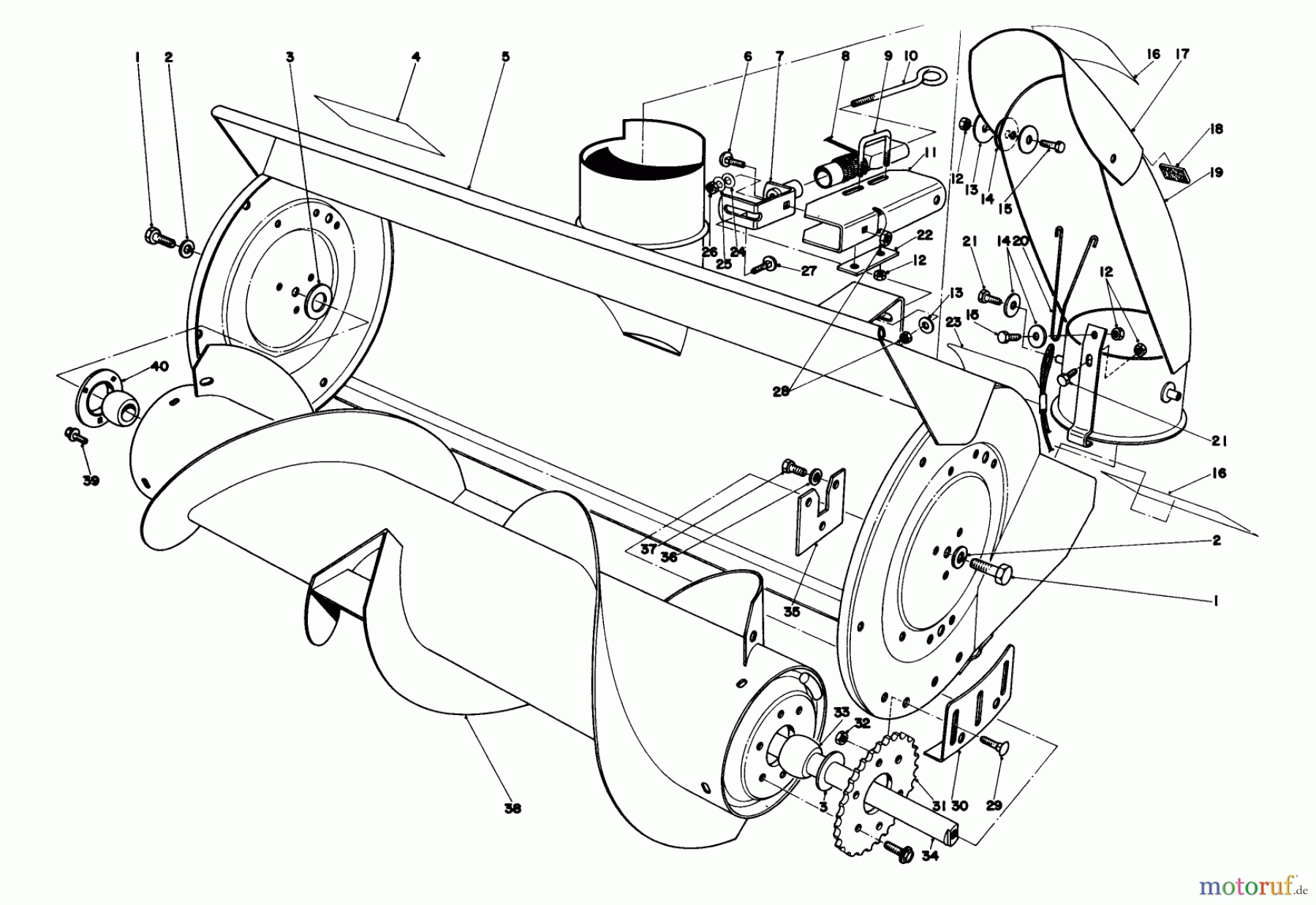 Toro Neu Mowers, Lawn & Garden Tractor Seite 1 57375 - Toro 8 hp Front Engine Rider, 1980 (0000001-0999999) 36