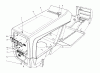Toro 57375 - 8 hp Front Engine Rider, 1980 (0000001-0999999) Ersatzteile HOOD ASSEMBLY