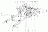 Toro 57385 - 11 hp Front Engine Rider, 1980 (0000001-0999999) Ersatzteile 36" SNOWTHROWER ATTACHMENT MODEL NO. 59136 #1