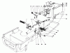 Toro 57385 - 11 hp Front Engine Rider, 1980 (0000001-0999999) Ersatzteile BRAKE & CLUTCH PEDAL ASSEMBLY
