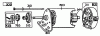 Toro 57385 - 11 hp Front Engine Rider, 1980 (0000001-0999999) Ersatzteile BRIGGS & STRATTON MODEL 191707-5641-01 (MODEL 57380) #2