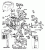 Toro 57385 - 11 hp Front Engine Rider, 1980 (0000001-0999999) Ersatzteile ENGINE BRIGGS & STRATTON MODEL 191707-5641-01 (MODEL 57380)