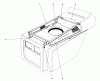 Toro 57385 - 11 hp Front Engine Rider, 1980 (0000001-0999999) Ersatzteile HOOD DUCT ASSEMBLY