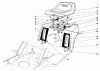 Toro 57385 - 11 hp Front Engine Rider, 1980 (0000001-0999999) Ersatzteile REAR BODY & SEAT ASSEMBLY