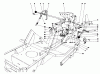 Toro 57385 - 11 hp Front Engine Rider, 1980 (0000001-0999999) Ersatzteile SHIFT & CLUTCH ASSEMBLY