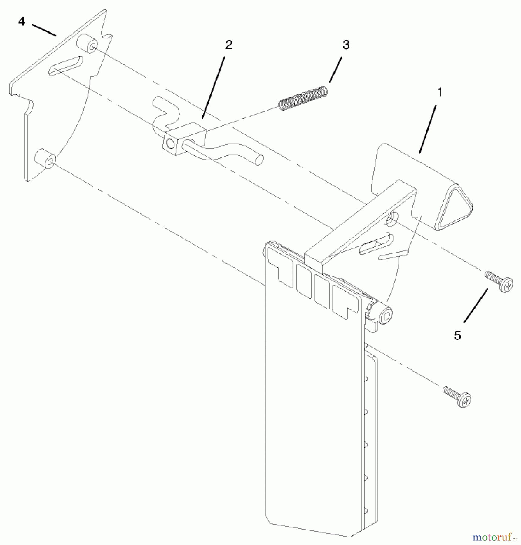 Toro Neu Accessories, Mower 59290 - Toro Bagging Kit, Recycler II Mower DOOR ASSEMBLY #93-0273