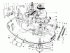 Toro 57410 - 12 hp Electric Start Lawn Tractor, 1988 (8000001-8999999) Ersatzteile 38" CUTTING DECK MODEL NO. 59147