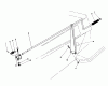 Toro 57410 - 12 hp Electric Start Lawn Tractor, 1988 (8000001-8999999) Ersatzteile CHUTE CONTROL ASSEMBLY 36" SNOWTHROWER ATTACHMENT MODEL NO. 59160 (OPTIONAL)