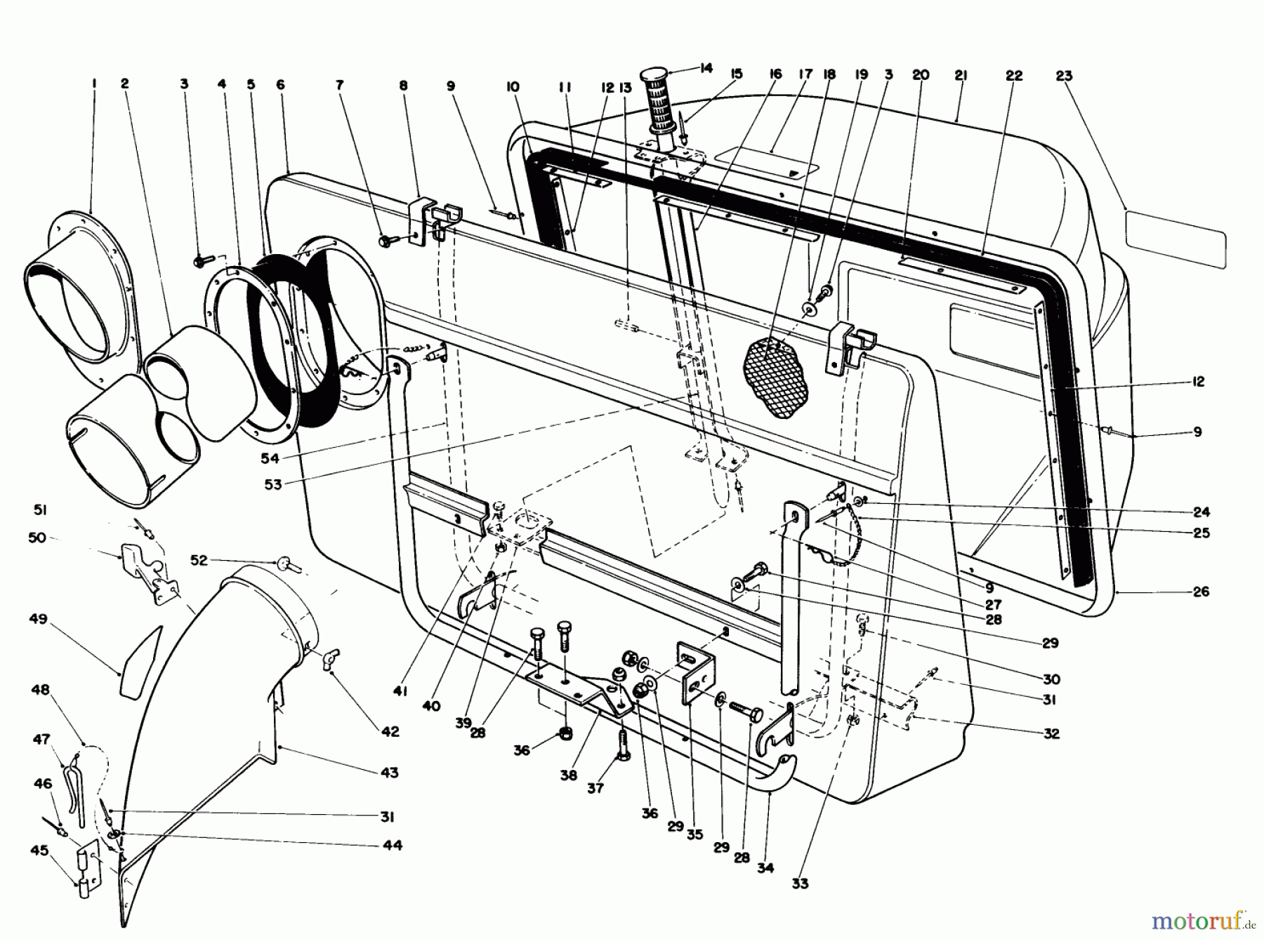  Toro Neu Mowers, Lawn & Garden Tractor Seite 1 57410 - Toro 12 hp Electric Start Lawn Tractor, 1988 (8000001-8999999) EASY-EMPTY GRASS CATCHER MODEL 59111 (OPTIONAL)