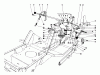 Toro 57410 - 12 hp Electric Start Lawn Tractor, 1988 (8000001-8999999) Ersatzteile SHIFT & CLUTCH ASSEMBLY