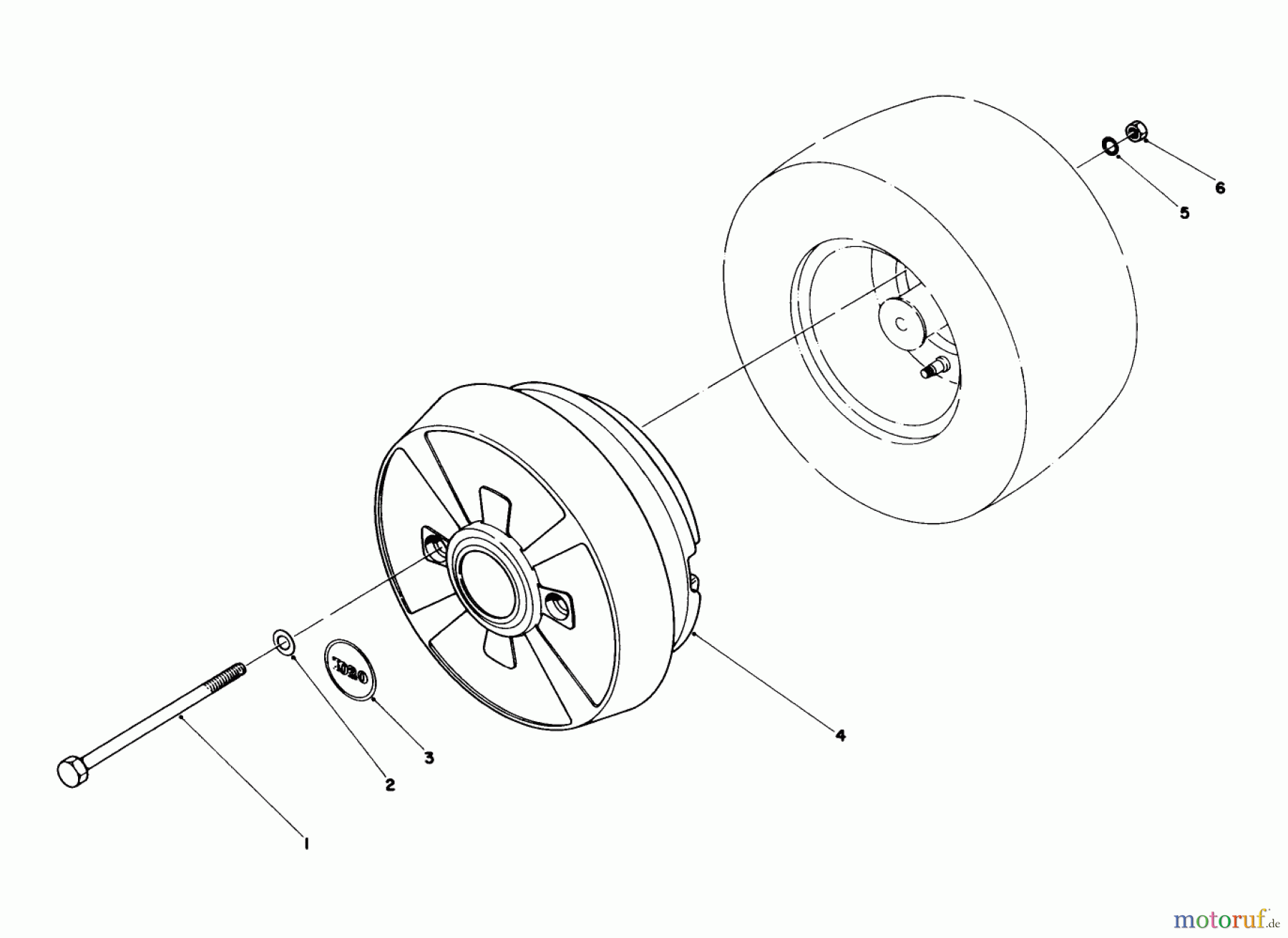 Toro Neu Mowers, Lawn & Garden Tractor Seite 1 57410 - Toro 12 hp Electric Start Lawn Tractor, 1988 (8000001-8999999) WHEEL WEIGHT KIT MODEL NO. 59159 (OPTIONAL)