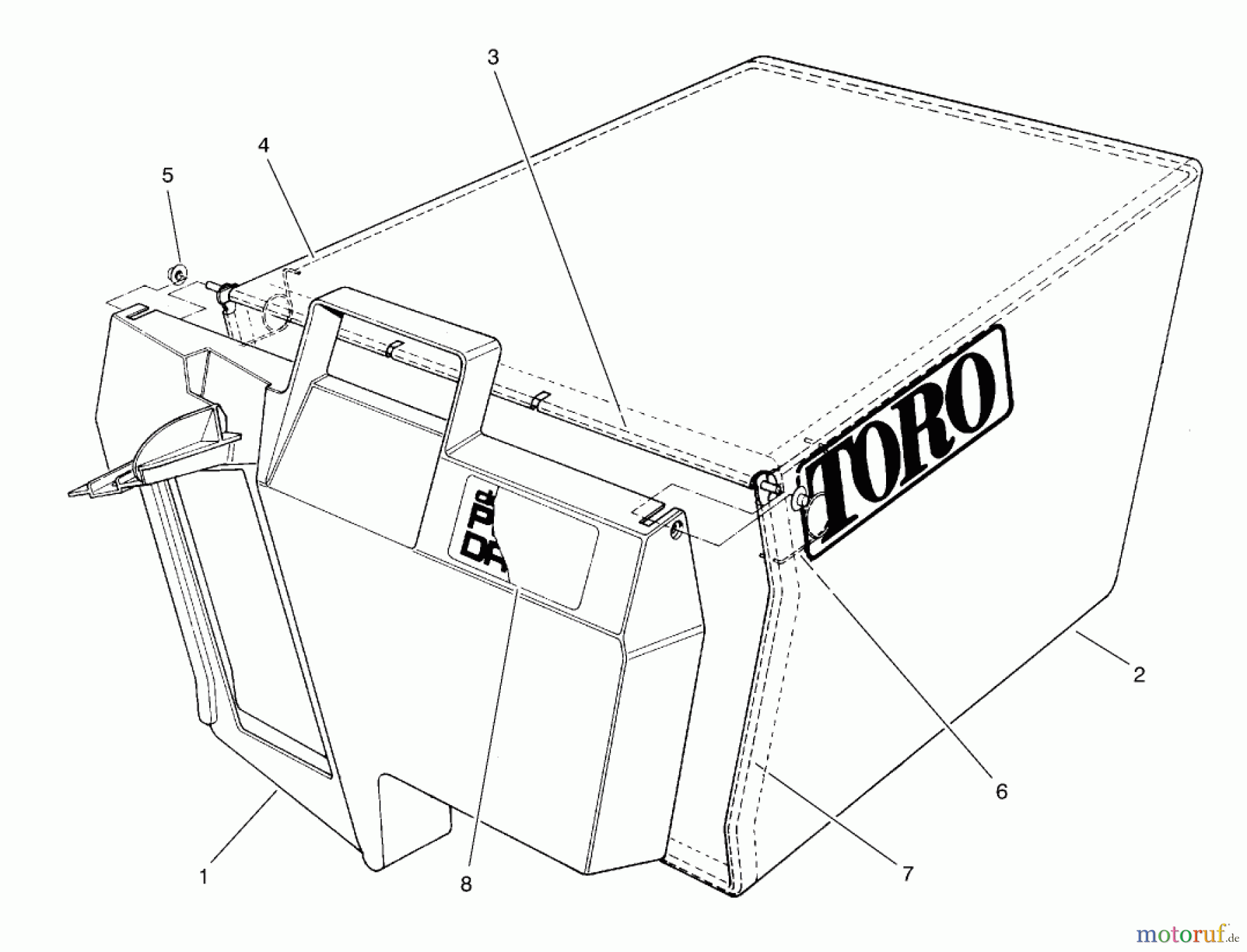 Toro Neu Accessories, Mower 59296 - Toro Rear Bag Kit, 21