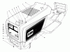 Toro 57430 (12-44) - 12-44 Pro Lawn Tractor, 1988 (8000001-8999999) Ersatzteile HOOD ASSEMBLY