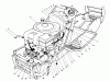 Toro 57450 (12-32) - 12-32 Lawn Tractor, 1991 (1000001-1999999) Ersatzteile ENGINE ASSEMBLY