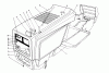 Toro 57450 (12-32) - 12-32 Lawn Tractor, 1991 (1000001-1999999) Ersatzteile HOOD ASSEMBLY