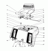Toro 57450 (12-32) - 12-32 Lawn Tractor, 1991 (1000001-1999999) Ersatzteile REAR BODY & SEAT ASSEMBLY