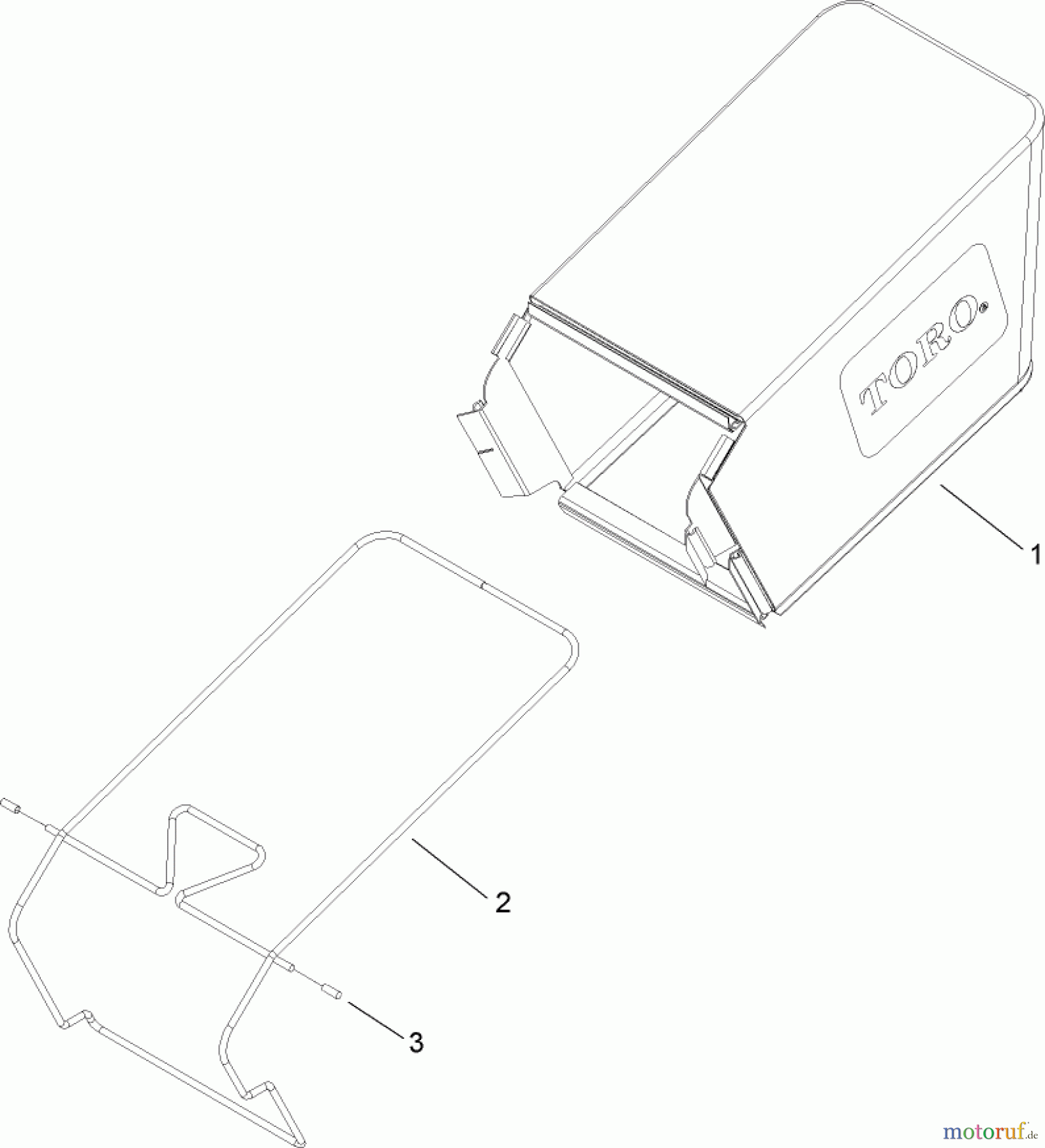 Toro Neu Accessories, Mower 59304 - Toro Bagger Kit, 2007 and After 22