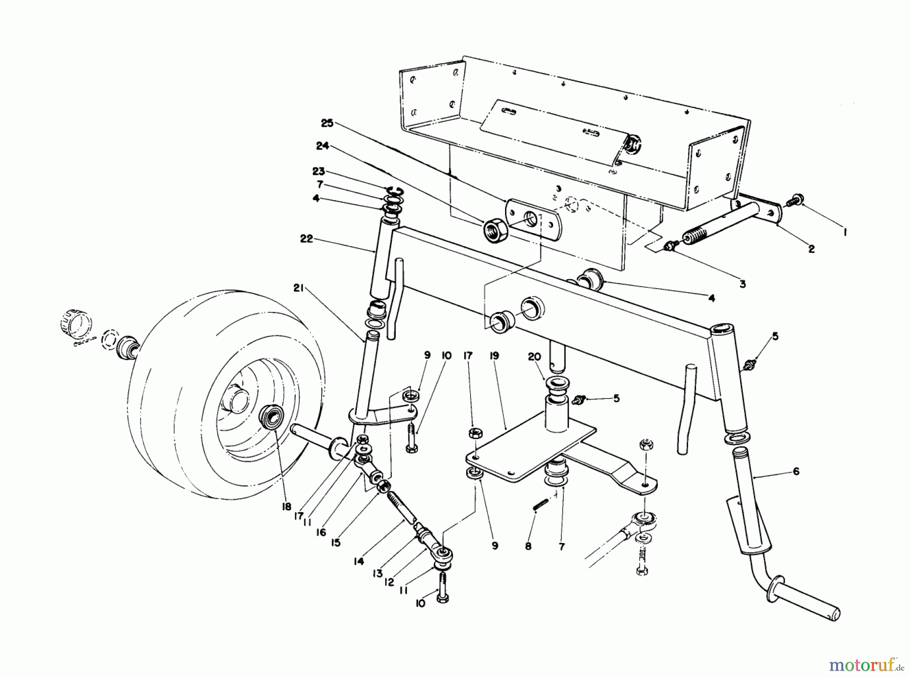 Toro Neu Accessories, Mower 61-9410 - Toro Rear Axle Kit REAR AXLE KIT-GROUNDMASTER 117