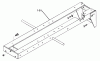 Toro 61-12KS01 (C-120) - C-120 Automatic Tractor, 1976 Ersatzteile 1.000 FRAME ASSEMBLY