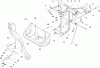 Toro 78200 - Quiet Collector, Wheel Horse 260-Series Lawn and Garden Tractors, 2003 (230000001-230999999) Ersatzteile FRAME AND BOTTOM HOPPER ASSEMBLY