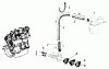 Toro 61-20RG01 (D-250) - D-250 10-Speed Tractor, 1976 Ersatzteile FUEL LINES