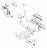 Toro 71-12KS02 (C-120) - C-120 Automatic Tractor, 1977 Ersatzteile BRAKE/CLUTCH AND SPEED CONTROL LINKAGE