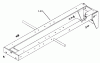 Toro 71-16K801 (C-160) - C-160 8-Speed Tractor, 1977 Ersatzteile 1.000 FRAME ASSEMBLY