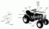 Toro 71-16K801 (C-160) - C-160 8-Speed Tractor, 1977 Ersatzteile 15.000 SEATS, DECALS MISC.TRIM