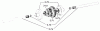 Toro 71-16K801 (C-160) - C-160 8-Speed Tractor, 1977 Ersatzteile 3.070 DIFFERENTIAL