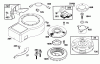 Toro 71200 (12-32XL) - 12-32XL Lawn Tractor, 1993 (3900001-3999999) Ersatzteile ENGINE BRIGGS & STRATTON MODEL 283707-0156-01 #6