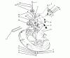 Toro 71202 (12-38XL) - 12-38XL Lawn Tractor, 1993 (3900001-3999999) Ersatzteile BRAKE ASSEMBLY (38" CUTTING UNIT)