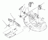 Toro 71202 (12-38XL) - 12-38XL Lawn Tractor, 1993 (3900001-3999999) Ersatzteile CABLE & COVER ASSEMBLY (38" CUTTING UNIT)