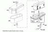 Toro 71202 (12-38XL) - 12-38XL Lawn Tractor, 1993 (3900001-3999999) Ersatzteile ENGINE BRIGGS & STRATTON MODEL 286707-0452-01 #4