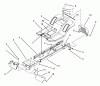 Toro 71202 (12-38XL) - 12-38XL Lawn Tractor, 1993 (3900001-3999999) Ersatzteile FRAME ASSEMBLY