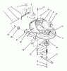 Toro 71202 (12-38XL) - 12-38XL Lawn Tractor, 1993 (3900001-3999999) Ersatzteile HOUSING & SPINDLE ASSEMBLY (38" CUTTING UNIT) (MODEL NO. 71202 ONLY)