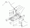 Toro 71202 (12-38XL) - 12-38XL Lawn Tractor, 1993 (3900001-3999999) Ersatzteile SHIFT ASSEMBLY (SERIAL NO. 3900001-3901496) (MODEL NO. 71180), (SERIAL NO. 3900001-3900480) (MODEL NO. 71202)