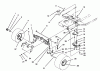 Toro 71203 (12-38HXL) - 12-38HXL Lawn Tractor, 1993 (3900001-3999999) Ersatzteile FRONT AXLE ASSEMBLY