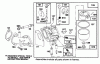 Toro 71182 (12-32XL) - 12-32XL Lawn Tractor, 1994 (4900001-4999999) Ersatzteile ENGINE BRIGGS & STRATTON MODEL 282707-0119-01 #3