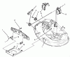 Toro 71184 (12-38XL) - 12-38XL Lawn Tractor, 1994 (4900001-4999999) Ersatzteile CABLE & COVER ASSEMBLY (38" CUTTING UNIT)