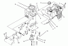 Toro 71184 (12-38XL) - 12-38XL Lawn Tractor, 1994 (4900001-4999999) Ersatzteile ENGINE ASSEMBLY